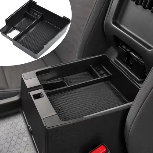 Miniatura 3 de TACORBO Organizador de consola central compatible con accesorios Nissan Frontier 2022-2023 2024 2025, caja de almacenamiento secundario