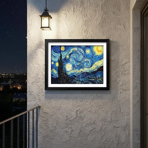 Miniatura 2 de NIHO-JIUMA Van Gogh Noche Estrellada Kits de Pintura de Diamante 5D, Arte de Diamante DIY Taladro Completo para Regalo para Adultos y Adolescentes