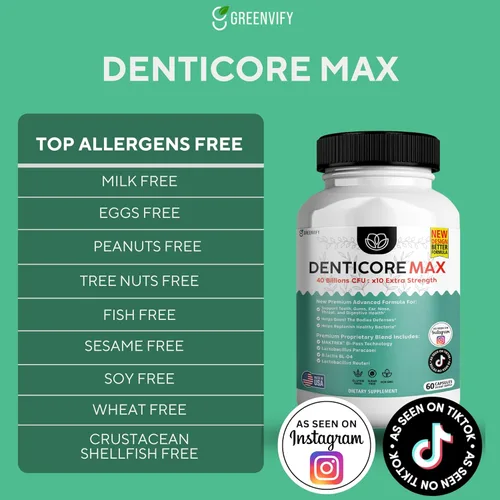 Miniatura 3 de Max for Gums and Teeth Health – 40 mil millones de UFC Probióticos orales avanzados, soporte para el aliento fresco, 60 cápsulas (paquete de 2)
