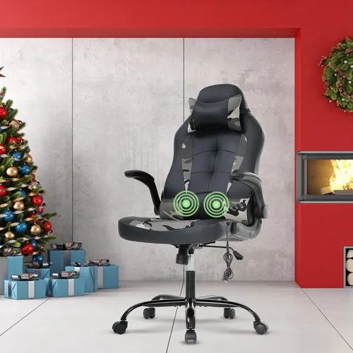 Silla de juegos de masaje para adultos, silla de PC, silla de videojuegos, silla de juegos barata, silla de escritorio ergonómica con reposacabezas