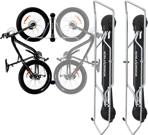 Miniatura 14 de Steadyrack - Soporte de bicicleta para bicicletas de carretera - El soporte de bicicleta vertical original montado en la pared - Se adapta a