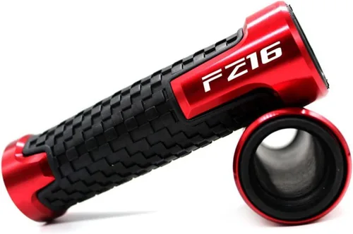 Miniatura 5 de Manillar de motocicleta para Yamaha FZ16 FZ 16 FZ-16 7/8 pulgadas, 0.866 in, mango antideslizante, empuñaduras para manillar de mano (color negro)