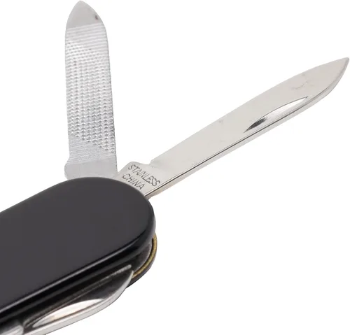 Miniatura 6 de ASR Outdoor Cuchillo de bolsillo pequeño EDC multifuncional, herramienta 3 en 1, negro