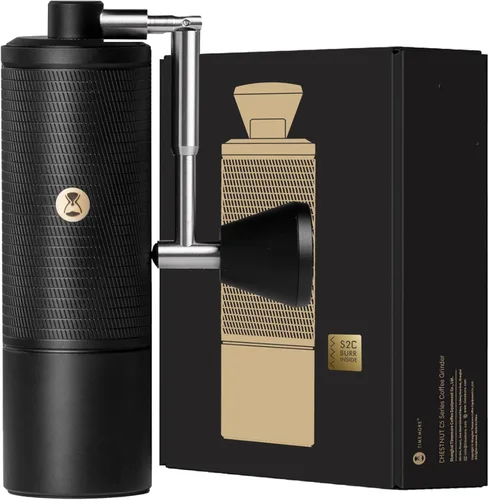 Miniatura 10 de TIMEMORE Chestnut C3 ESP Pro - Molinillo de café manual, molinillo de café manual S2C de acero inoxidable con mango plegable, ajuste de molienda
