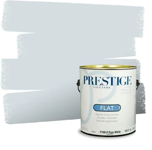 Miniatura 1177 de Pintura Exterior + imprimación PRESTIGE, todo-en-uno, 1 galón, acabado mate, color comparable al Valspar* Royal Gray* VS151-Gris real