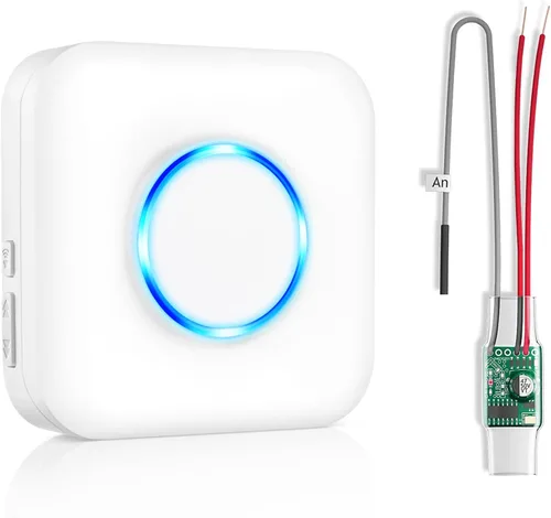 Satisure Extensor de Timbre Inalámbrico con Receptor se Conecta al Timbre Cableado Existente Convirtiéndolo en Timbre de Puerta Inalámbrico con