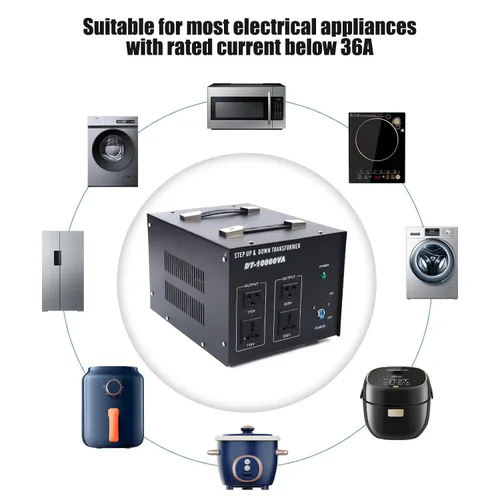 Miniatura 7 de Transformador Convertidor de Voltaje de 10000W Paso Arriba/Abajo 110V/220V Convertidor de Voltaje USB Transformador Convertidor de Potencia