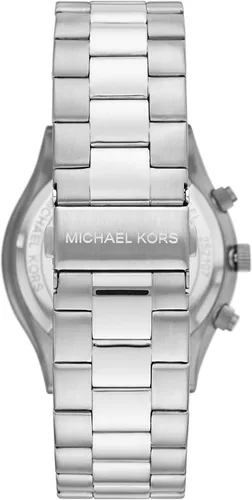 Miniatura 3 de Michael Kors - Reloj Runway delgado, de cuarzo, de acero inoxidable, para hombre, plateado Glitz