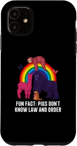 Miniatura 5 de iPhone 15 Pigs Dont Know Law and Order Funny Animal Pun Humor Case