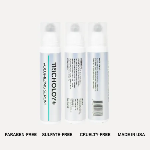 Miniatura 6 de Suero voluminizador para el cuero cabelludo con 3% de romero, brote de guisante y moringa, tratamiento roll-on sin enjuague con infusión de biotina