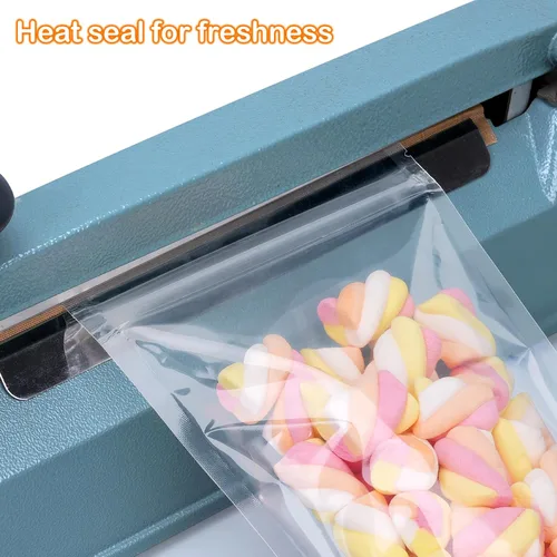 Miniatura 7 de Blisstime Paquete de 50 bolsas de pie, bolsas autoadhesivas transparentes resellables con muesca de desgarro para embalaje de alimentos