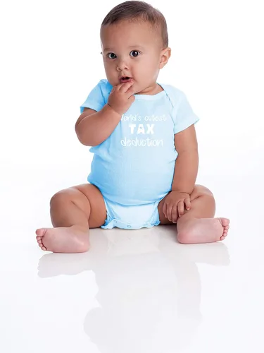 Miniatura 5 de La deducción de impuestos más linda del mundo Divertido body esencial para bebé Ropa para bebé niña trajes para niño