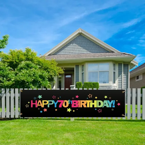 Miniatura 7 de Pancartas y letreros personalizados Pancarta personalizada con foto/texto personalizado Personalice pancartas para fiestas, negocios, cumpleaños al