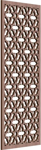 Miniatura 142 de Madison Paneles de pared decorativos de madera con calado, 9 3/8 pulgadas de ancho x 24 3/8 pulgadas de alto x 3/8 de alto, roble rojo rojo (Red Oak)