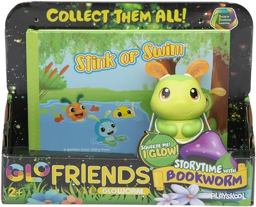 Miniatura 11 de Playskool Glo Friends - Hugbug & Harmony Pop, Push & Roll! - Vehículo cisne - Insecto brillante - Juguete SEL - A partir de 2 años