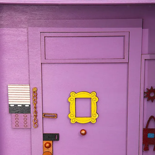 Miniatura 7 de TOIVO Soporte para llaves de pared de Friends, regalos de mercancía de programas de televisión de amigos, fácil instalación para entrada
