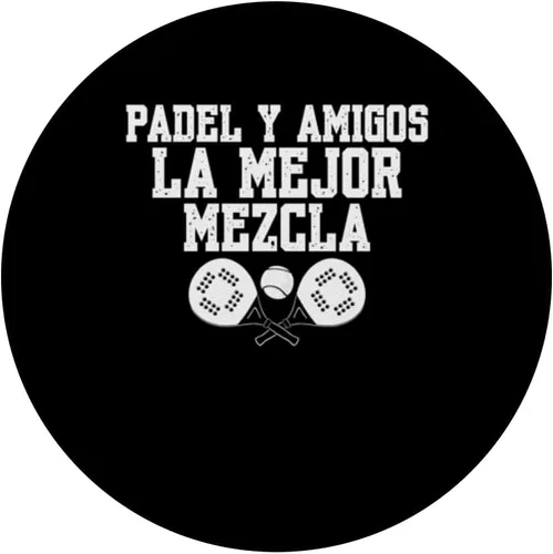 Miniatura 3 de Padel Y Amigos La Mejor Mezcla Paleta Pádel PopSockets Adhesivo PopGrip