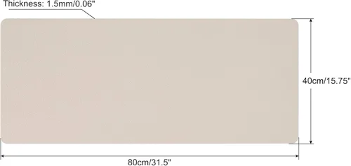 Miniatura 2 de PATIKIL Protector de alfombrilla de escritorio de 31 x 16 pulgadas, antideslizante, impermeable, alfombrilla de mouse para oficina y hogar