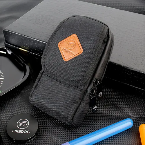 Miniatura 4 de FIREDOG Bolsa a prueba de olores, bolsa a prueba de olores para perro probada Mini bolsas de cruce para almacenamiento de viaje (negro)