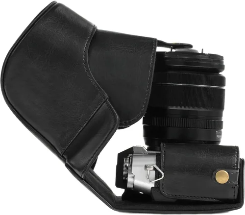 Miniatura 2 de MegaGear MG981 Ever Ready - Funda de piel para cámara y correa para Fujifilm X-T30, X-T20, X-T10 (lentes de 0.630-1.969 in/0.709-2.165 in)