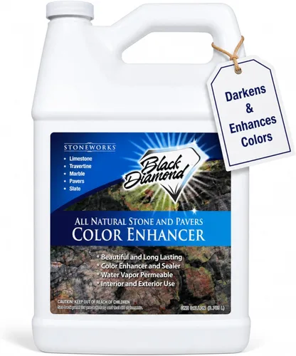 Sellador potenciador de color para piedra totalmente natural y adoquines. Mármol, travertino, piedra caliza, granito, pizarra, hormigón, lechada,