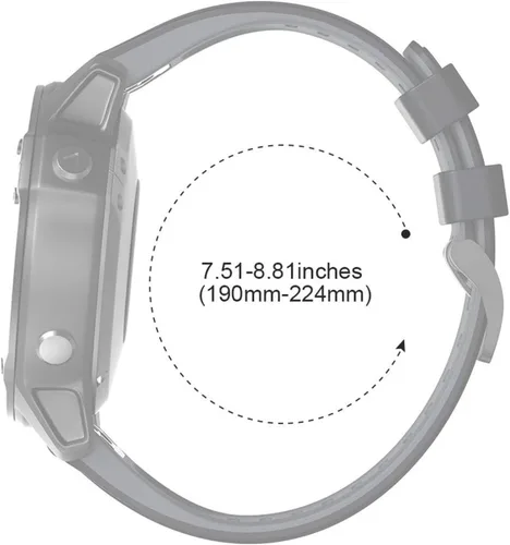 Miniatura 7 de NotoCity Correa de reloj deportiva de silicona para Fenix 5X/5X Plus/6X/6X Pro/7X/3/3 HR/Tactix/Descent MK1/D2 Delta PX/D2 Charlie (verde militar)