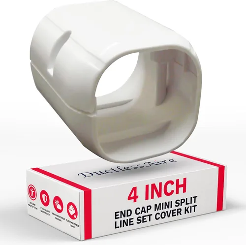 Miniatura 14 de DuctlessAire Mini Split Line Set Cover – Cubiertas de línea para condensador Mini Split, sistemas de aire central, HVAC, bombas de calor y más
