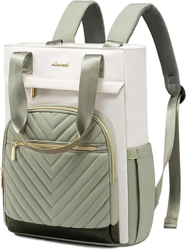 Miniatura 10 de LOVEVOOK Mochila para computadora portátil para mujer, bolsa de trabajo de 15.6 pulgadas, mochila para profesores, enfermeras, mochila de viaje