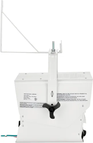 Miniatura 7 de Global Industrial Calentador eléctrico de unidad de garaje con termostato, Multt-Watt 1881-5000W, 240V-208V, acabado de capa epoxi gris, montaje