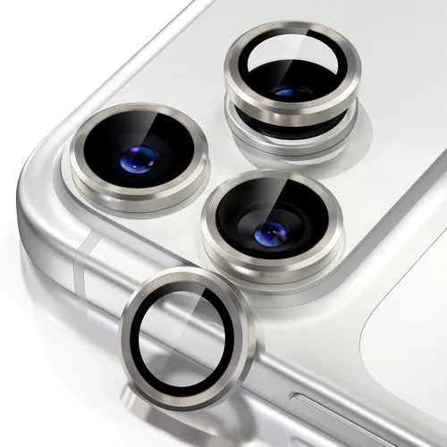 Miniatura 39 de Misea Compatible con iPhone 17 Pro/iPhone 17 Pro Max Protector de Lente de Cámara Brillante, Vidrio Templado 9H Cubierta de Cámara Protector
