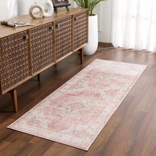 Miniatura 15 de Hauteloom Laureldale Alfombra de Área de Estilo Oriental Tradicional Desgastada y Desteñida para Sala de Estar - Estilo Granja de Medallón Vintage