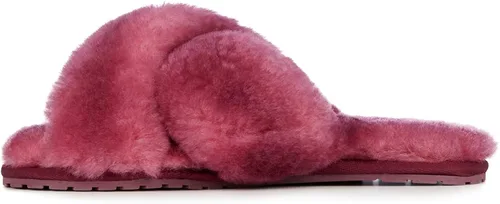 Miniatura 4 de EMU Australia Mayberry Ombre - Pantuflas de piel de oveja para mujer, talla 8, Merlot