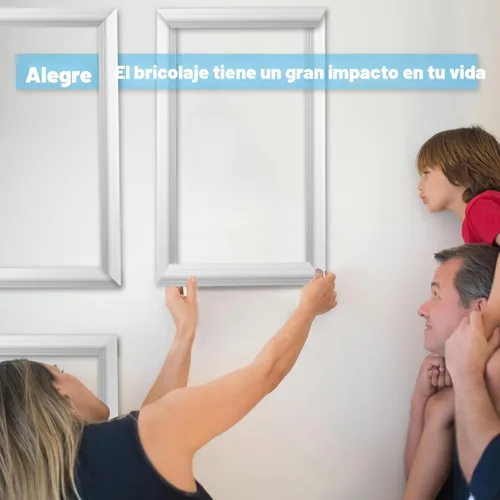 Miniatura 7 de Art3d Juego de 6 piezas de molduras de pared precortadas, paneles de wainscoting listos para armar para decoración de paredes interiores, sala