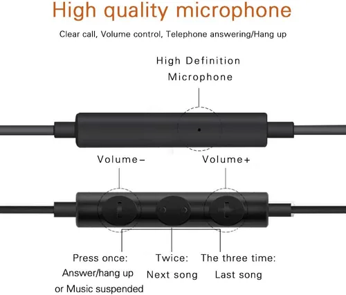 Miniatura 4 de MAXROCK Auriculares para dormir con cable Lightning Auriculares de dormir con cable para iPhone 14/13/12/11/10/9/8/XMax/7