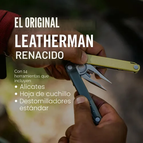 Miniatura 2 de LEATHERMAN, Bond, Multiherramienta ligera 14 en 1 para camping, senderismo y uso diario (EDC), fabricada en Estados Unidos, Mossy Slate