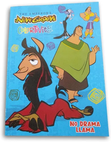 El nuevo libro de actividades y colorear Groove del Emperador Colortivity ''Wild Fun'' - 80 páginas