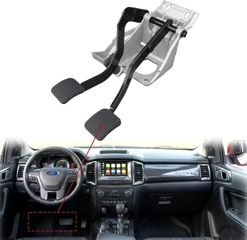 Miniatura 2 de TQPONLY conjunto de soporte de pedal de embrague de freno con bujes montados Compatible con Ford Ranger 1995-2006 Reemplaza 6L5Z2455BB