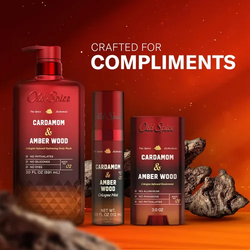 Miniatura 10 de Old Spice The Spice Alchemist Collection, desodorante sin aluminio para hombres, aroma infundido de colonia 24/7, fórmula sin intercambio, libre