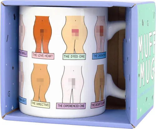 Gift Republic Taza Muff – Novedad divertida broma adulto taza Bush descripción regalo para él/ella – Calidad en caja de cumpleaños o