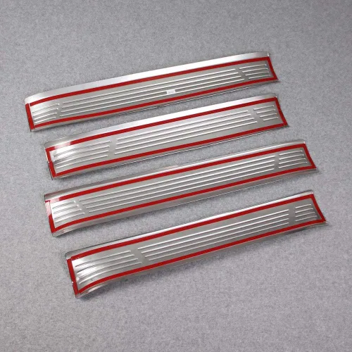 Miniatura 6 de Beautost Para Benz GLS 450/580 2020 2021 2022 2022 2023 2024 2025 Cubierta de protección para umbral de puerta interior (plateado)