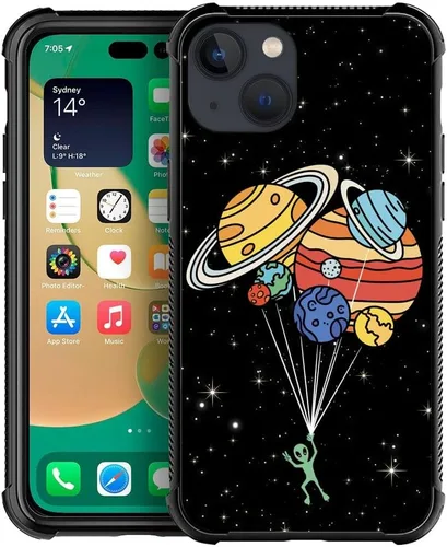 Miniatura 27 de Funda compatible con Google Pixel 4A 5G, sistema solar de globo alienígena, diseño de patrón increíble, a prueba de golpes, antiarañazos, carcasa