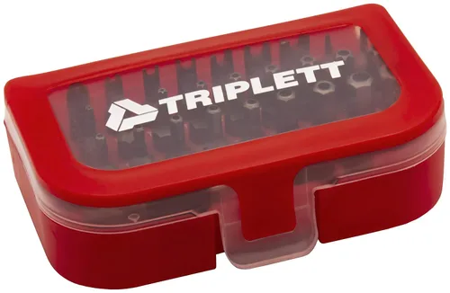 Miniatura 2 de Triplett TSBK-001 Kit de brocas de seguridad de 32 piezas con 30 puntas de grado industrial para sujetadores a prueba de manipulaciones