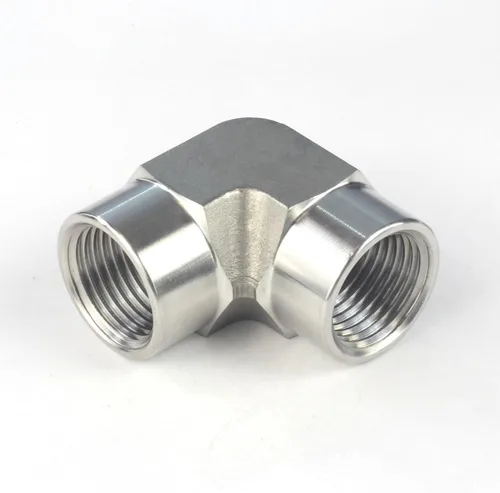 Miniatura 2 de HFS (R) Montaje de tubería de acero inoxidable 304, codo de 90 grados, 1/2 "NPT hembra x 1/2" NPT hembra