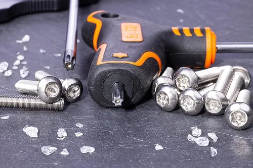 Miniatura 8 de NordWolf Juego de llaves Torx con mango en T de 9 piezas, llaves de estrella de seguridad de brazo largo de acero S2, tamaños T10 a T50 en caja