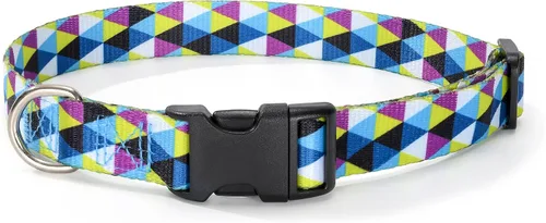 Miniatura 14 de Mile High Life Collar de nailon para cachorros con bonitos patrones, ligero, collar para niña y niño para perros pequeños, medianos y grandes