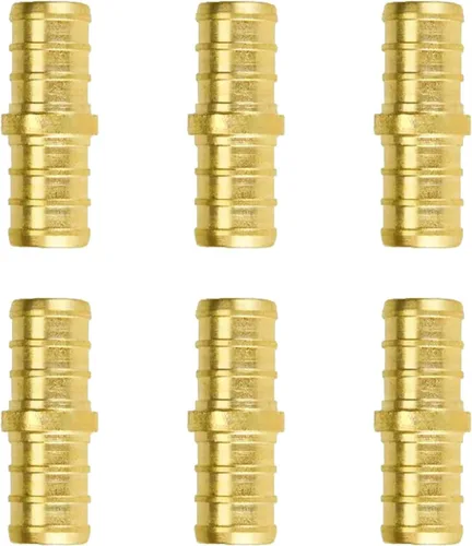 Miniatura 28 de SUNGATOR Paquete de 50 accesorios Pex de 1/2" en T, accesorios Pex de 1/2 pulgada en T, sin plomo, de latón, certificados NSF