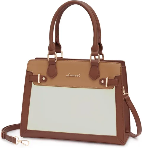 Miniatura 16 de LOVEVOOK Monederos y bolsos para mujer, bolso de hombro, bolso negro y asa superior de piel sintética para damas