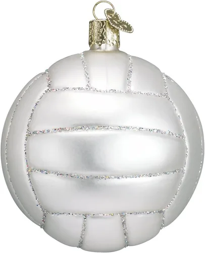 Miniatura 13 de Old World Christmas - Adorno de árbol de Navidad de balón de fútbol soplado en vidrio, decoración festiva artesanal, colección deportiva 2-Fútbol