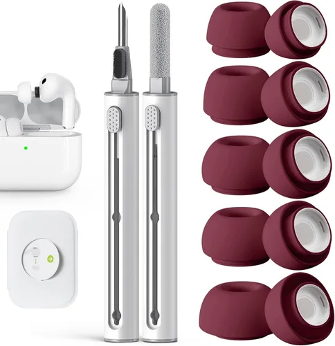 Miniatura 10 de Pohgelan Compatible con AirPods Pro de 2ª/1ª Generación Puntas de Repuesto para Auriculares, con Orificio de Reducción de Ruido y Pantalla