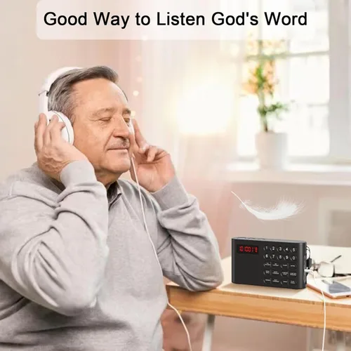 Miniatura 7 de iGuerburn KJV Audio - Reproductor de Biblia para personas mayores, Biblia electrónica antigua y nueva versión en versión King James, Biblia hablante